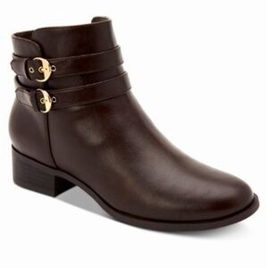Charter Club Jaimee boot with traditional silhouette and stylish buckled straps